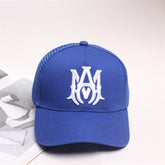 AMIRI Logo Baseball Caps Blue